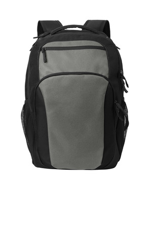Port Authority Transport Backpack BG232 Gusty Grey/ Black