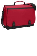 Port Authority Messenger Briefcase. BG304 Chili Red
