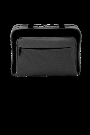 Port Authority Exec Briefcase. BG323 Graphite Heather/ Black