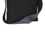 Port Authority Cotton Canvas Sling Bag. BG405 Black/ Charcoal