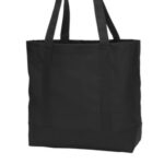 Port Authority Day Tote. BG406 Black/ Black
