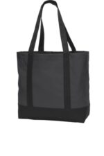 Port Authority Day Tote. BG406 Dark Charcoal/ Black