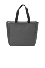 Port Authority Essential Zip Tote. BG410 Dark Charcoal