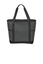 Port Authority On-The-Go Tote. BG411 Dark Charcoal/ Black