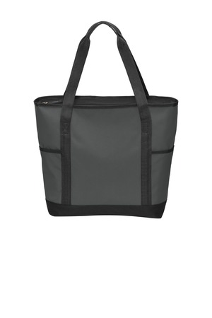Port Authority On-The-Go Tote. BG411 Dark Charcoal/ Black