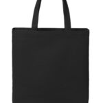 Port Authority Cotton Canvas Tote BG424 Deep Black