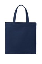 Port Authority Cotton Canvas Tote BG424 River Blue Navy