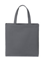 Port Authority Cotton Canvas Tote BG424 Storm Grey