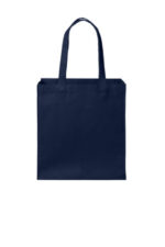 Port Authority Cotton Canvas Over-the-Shoulder Tote BG426 River Blue Navy