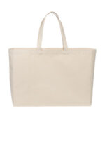 Port Authority Cotton Canvas Jumbo Tote BG427 Natural