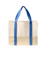 Port Authority Straw Market Tote BG450 Ultramarine Blue