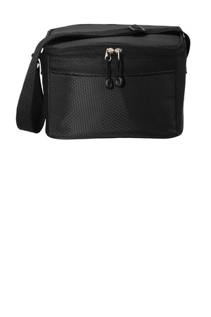 Port Authority 6-Can Cube Cooler. BG512 Black/ Black