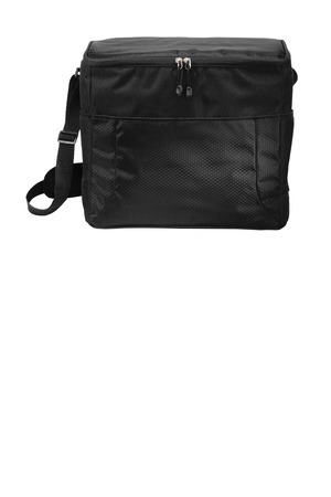 Port Authority 24-Can Cube Cooler. BG514 Black/ Black