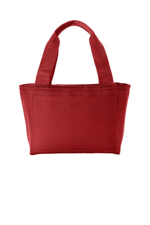 Port Authority Insulated Lunch Tote BG518 Rich Red