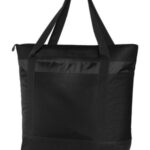 Port Authority Large Tote Cooler. BG527 Black/ Black