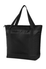 Port Authority Large Tote Cooler. BG527 Black/ Black