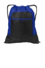 Port Authority Pocket Cinch Pack. BG611 Hyper Blue/ Black