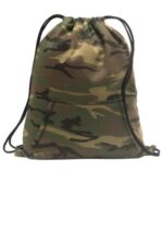 Port & Co Core Fleece Sweatshirt Cinch Pack. BG614 Military Camo
