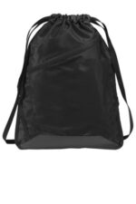 Port Authority Zip-It Cinch Pack. BG616 Black/ Black