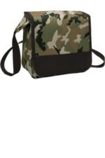 Port Authority Lunch Cooler Messenger. BG753 Military Camo/ Black