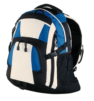 Port Authority Urban Backpack. BG77 Black/ Royal/ Stone