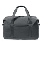 Port Authority Washed Canvas Duffel BG8030 Grey Steel