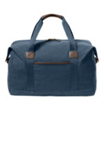 Port Authority Washed Canvas Duffel BG8030 River Blue Navy