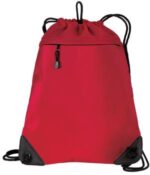 Port Authority - Cinch Pack with Mesh Trim. BG810 Chili Red