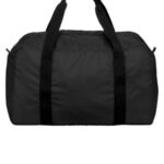 Port Authority Mini Ripstop Travel Duffel BG820 Deep Black