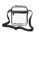 Port Authority Clear Crossbody Bag BG931 Clear/ Black