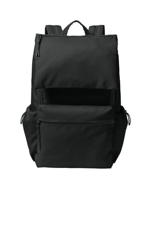 Port Authority Matte Oxford Backpack BG940 Deep Black