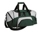 Port Authority - Small Colorblock Sport Duffel. BG990S Hunter/ Grey
