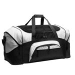 Port Authority - Standard Colorblock Sport Duffel. BG99 Black/ Grey