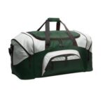 Port Authority - Standard Colorblock Sport Duffel. BG99 Hunter/ Grey