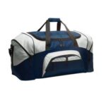 Port Authority - Standard Colorblock Sport Duffel. BG99 Navy/ Grey