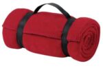 Port Authority - Value Fleece Blanket with Strap. BP10 Red