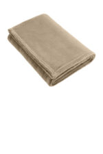 Port Authority Ultra Plush Blanket. BP31 Fawn