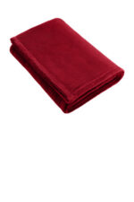 Port Authority Ultra Plush Blanket. BP31 Rich Red