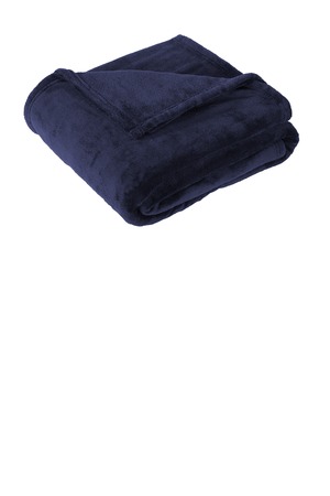 Port Authority Oversized Ultra Plush Blanket. BP32 Deep Navy