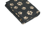 Port Authority Small Ultra Plush Blanket BP33 Graphite/ Biscuit Paws