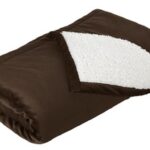 Port Authority Mountain Lodge Blanket. BP40 Fireside Brown