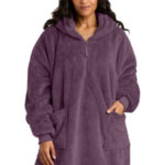 Port Authority Plush Poncho BP42 Deep Purple Mist