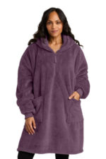 Port Authority Plush Poncho BP42 Deep Purple Mist