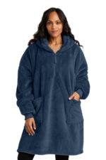 Port Authority Plush Poncho BP42 River Blue Navy
