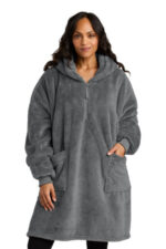 Port Authority Plush Poncho BP42 Smoke Grey