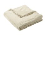 Port Authority Faux Fur Blanket. BP45 Marshmallow