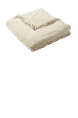 Port Authority Faux Fur Blanket. BP45 Marshmallow