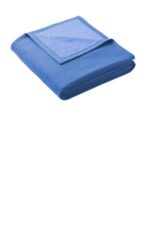 Port & Co Oversized Core Fleece Sweatshirt Blanket BP79 Heather Royal