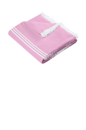 Port Authority Beach Throw BP91 Awareness Pink/ White