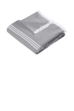 Port Authority Beach Throw BP91 Sterling Grey/ White